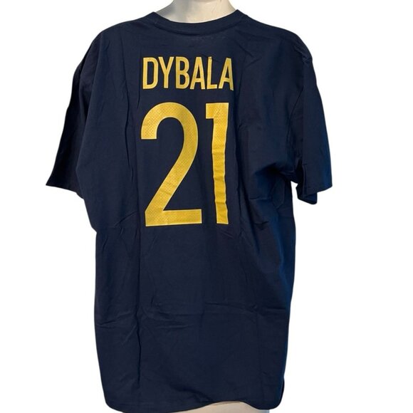 Mens XL Argentina Soccer #21 Paulo Dybala  AFA  Adidas Go To Tee T Shirt NWT - Picture 1 of 3